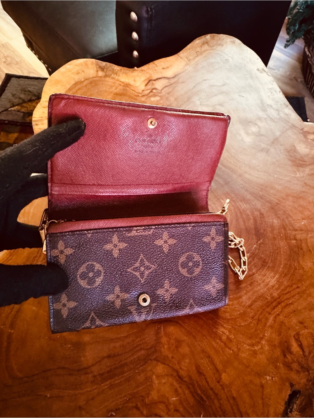 Just in 🔥Louis Vuitton Porte-Monnaie Billets Trésor Wallet converted vintage - Picture 12 of 14